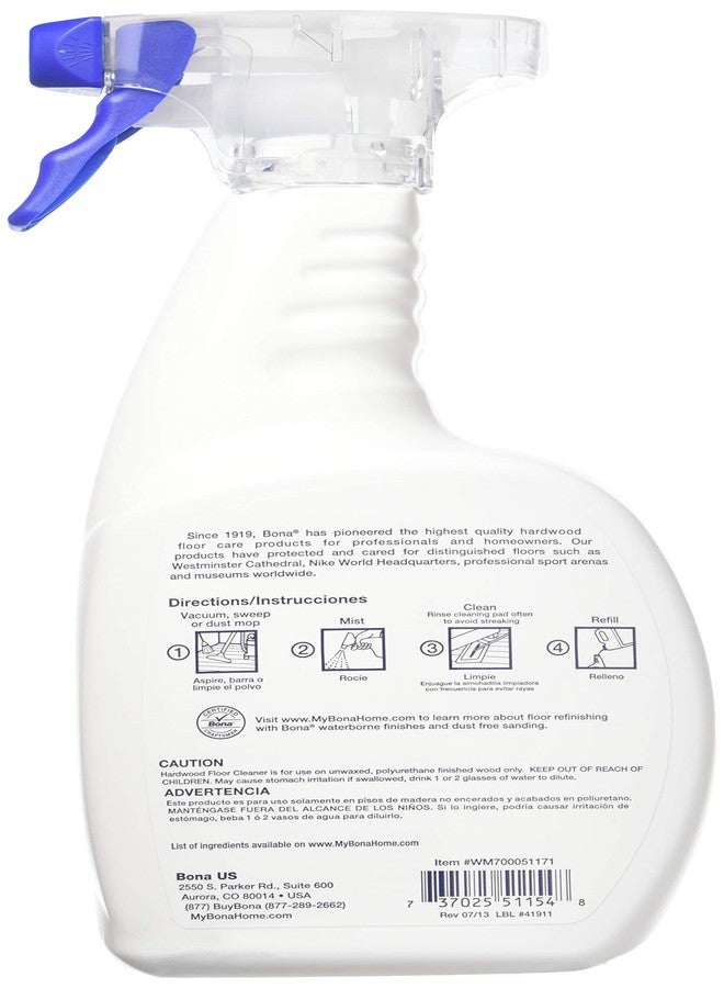 Bona Professional Hardwood Floor Cleaner 32 oz (Pack of 3) - Image 2